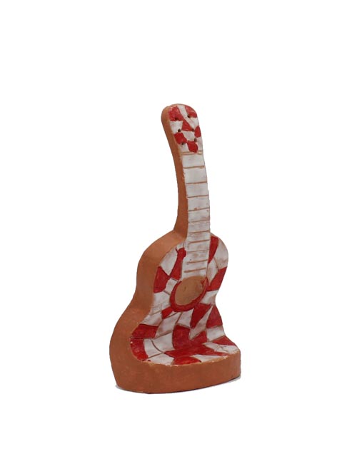Guitarra cerámica mosaico rojo tXSGuitarra cerámica mosaico rojo tXS