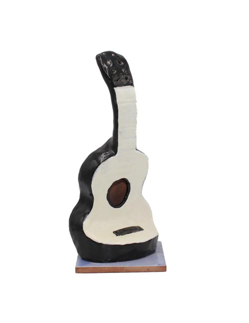 Guitarra cerámica negra tS