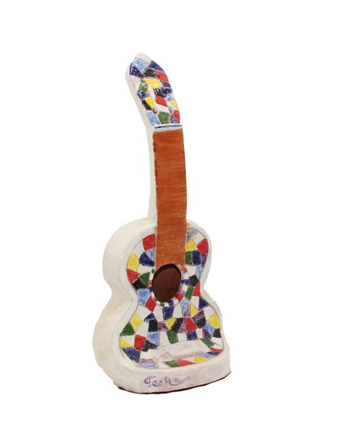 guitarra cerámica mosaico blanco tM 2
