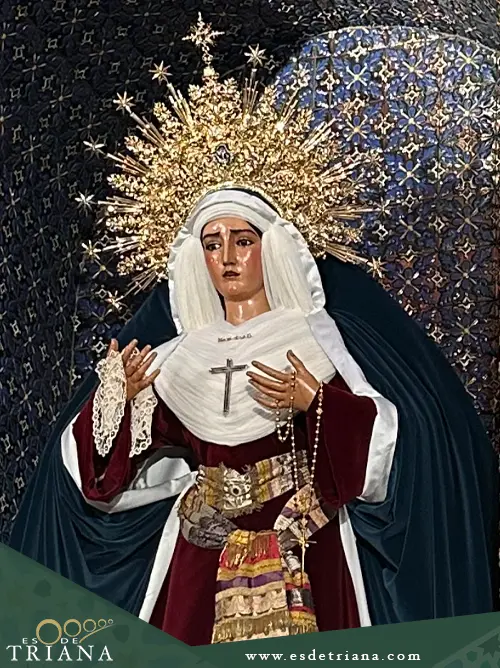 Virgen de La O en Triana Sevilla